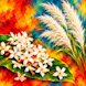 Shiuli Flowers and Kash Grass